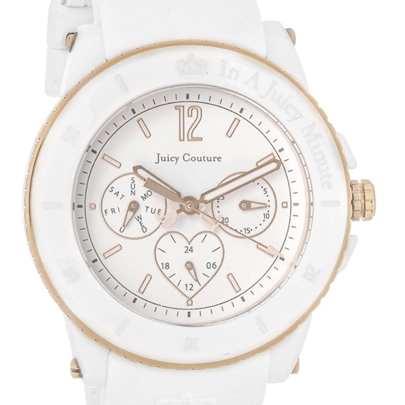 Women\'s Juicy Couture White and Rose Gold Watch main image 4